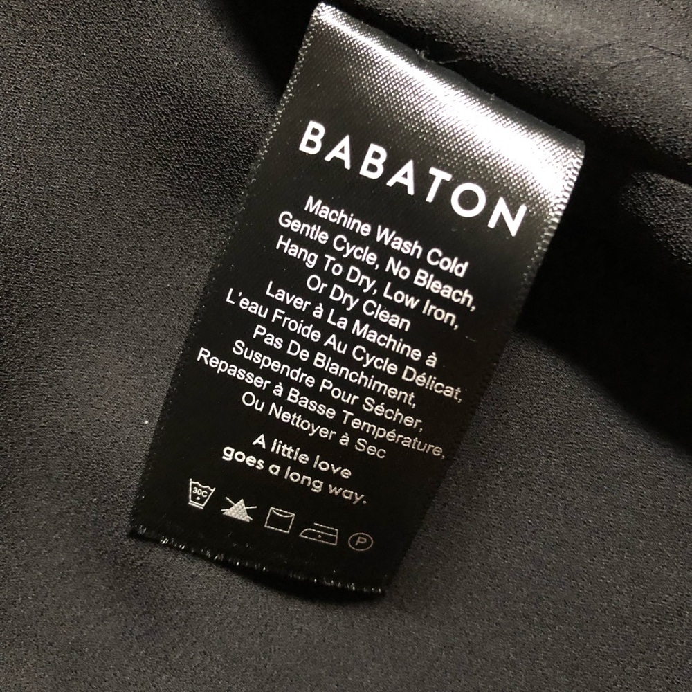 Aritzia Babaton black Wallace wrap dress XXS - Picture 5 of 8
